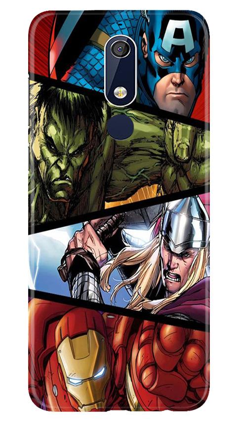 Avengers Superhero Case for Nokia 5.1  (Design - 124)