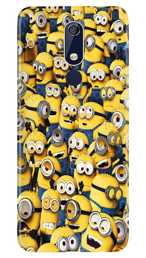 Minions Case for Nokia 5.1  (Design - 126)