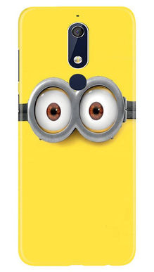 Minions Mobile Back Case for Nokia 5.1  (Design - 128)