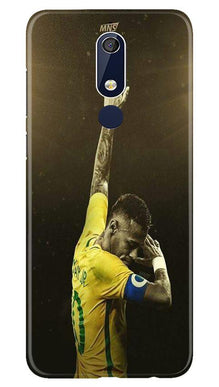 Neymar Jr Mobile Back Case for Nokia 5.1  (Design - 168)