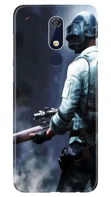 Pubg Mobile Back Case for Nokia 5.1  (Design - 179)