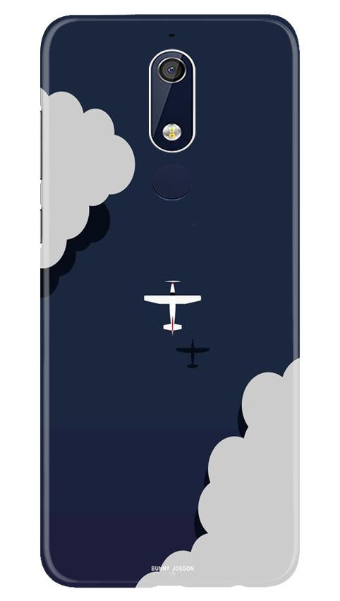 Clouds Plane Case for Nokia 5.1 (Design - 196)