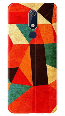 Modern Art Mobile Back Case for Nokia 5.1 (Design - 203)