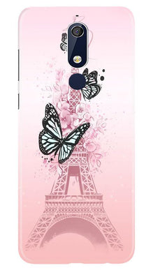 Eiffel Tower Mobile Back Case for Nokia 5.1 (Design - 211)