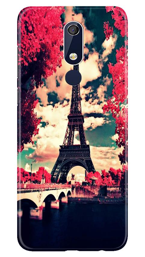 Eiffel Tower Case for Nokia 5.1 (Design No. 212)