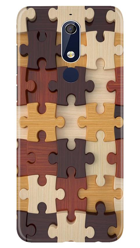 Puzzle Pattern Case for Nokia 5.1 (Design No. 217)