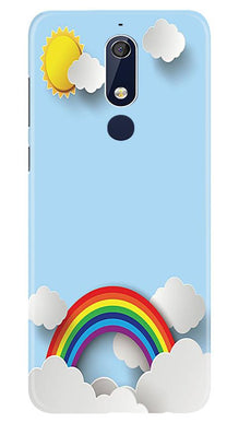 Rainbow Mobile Back Case for Nokia 5.1 (Design - 225)