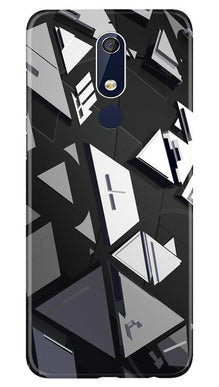 Modern Art Mobile Back Case for Nokia 5.1 (Design - 230)