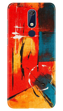 Modern Art Mobile Back Case for Nokia 5.1 (Design - 239)