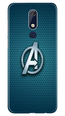 Avengers Mobile Back Case for Nokia 5.1 (Design - 246)
