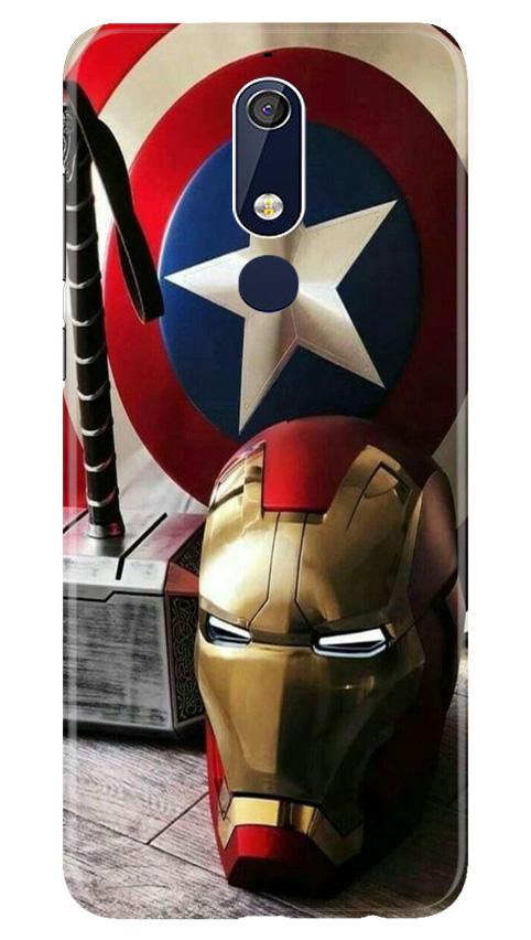 Ironman Captain America Case for Nokia 5.1 (Design No. 254)