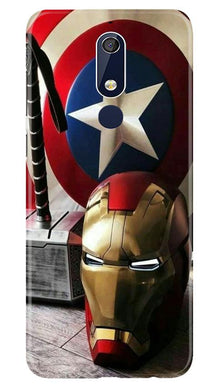 Ironman Captain America Mobile Back Case for Nokia 5.1 (Design - 254)