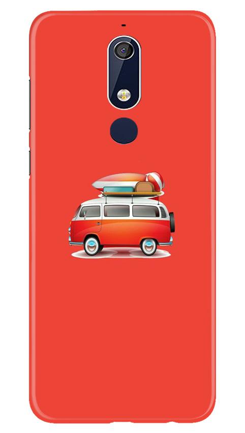 Travel Bus Case for Nokia 5.1 (Design No. 258)