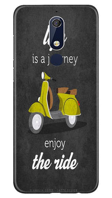 Life is a Journey Mobile Back Case for Nokia 5.1 (Design - 261)