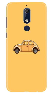 Vintage Car Mobile Back Case for Nokia 5.1 (Design - 262)