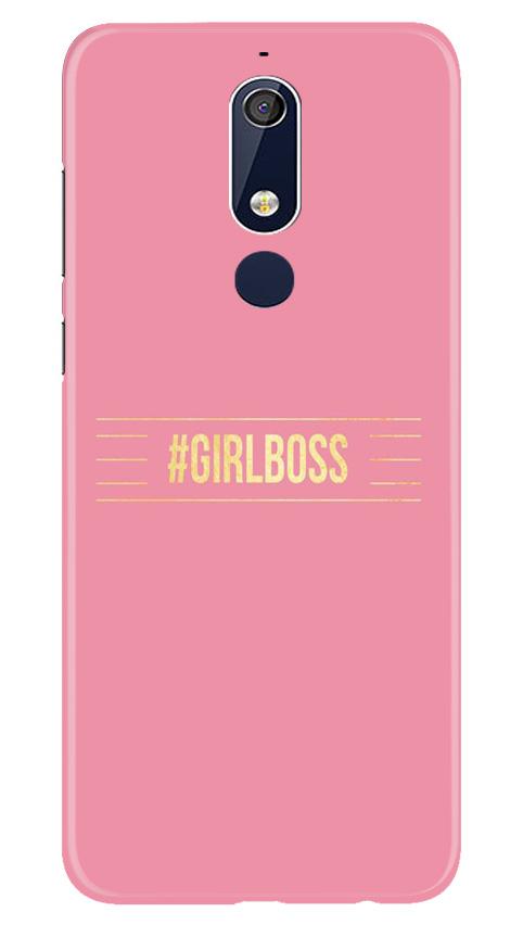 Girl Boss Pink Case for Nokia 5.1 (Design No. 263)