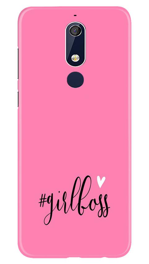 Girl Boss Pink Case for Nokia 5.1 (Design No. 269)