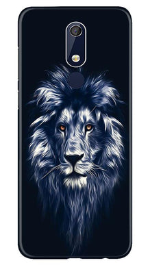 Lion Mobile Back Case for Nokia 5.1 (Design - 281)