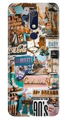 Vintage Design Mobile Back Case for Nokia 5.1 (Design - 284)