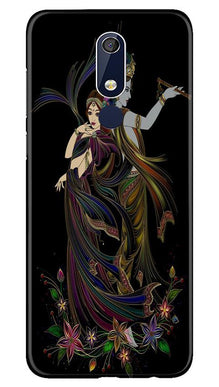 Radha Krishna Mobile Back Case for Nokia 5.1 (Design - 290)