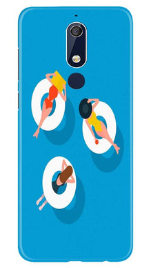 Girlish Mobile Back Case for Nokia 5.1 (Design - 306)