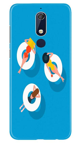 Girlish Mobile Back Case for Nokia 5.1 (Design - 306)