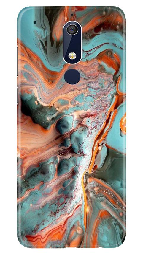 Marble Texture Mobile Back Case for Nokia 5.1 (Design - 309)
