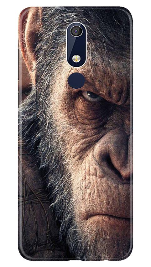 Angry Ape Mobile Back Case for Nokia 5.1 (Design - 316)