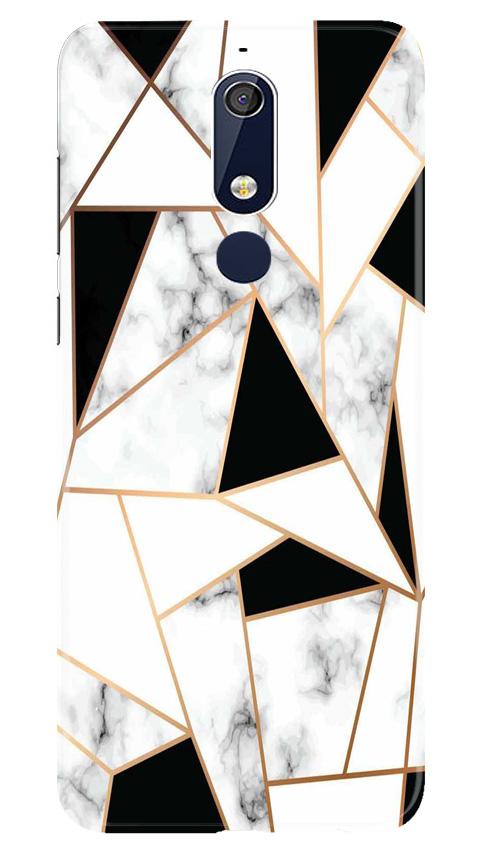 Marble Texture Mobile Back Case for Nokia 5.1 (Design - 322)