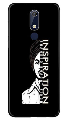 Bhagat Singh Mobile Back Case for Nokia 5.1 (Design - 329)