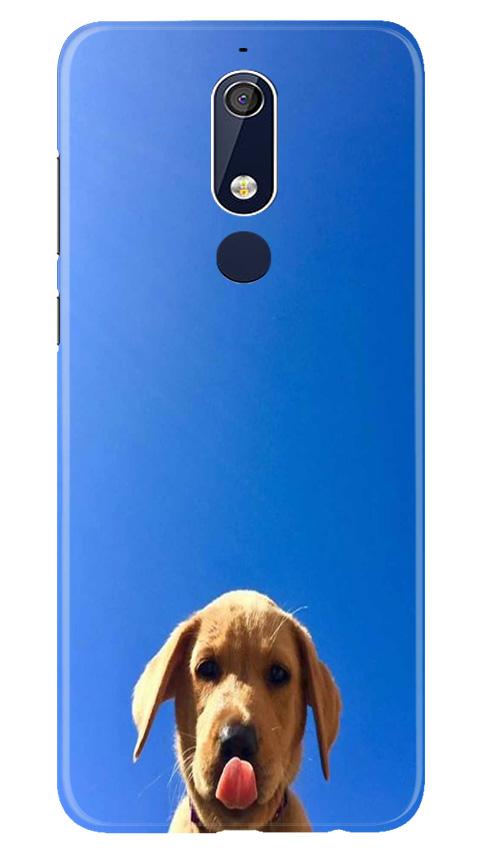 Dog Mobile Back Case for Nokia 5.1 (Design - 332)