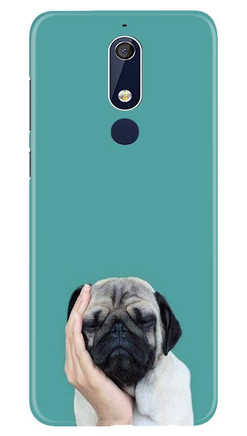 Puppy Mobile Back Case for Nokia 5.1 (Design - 333)