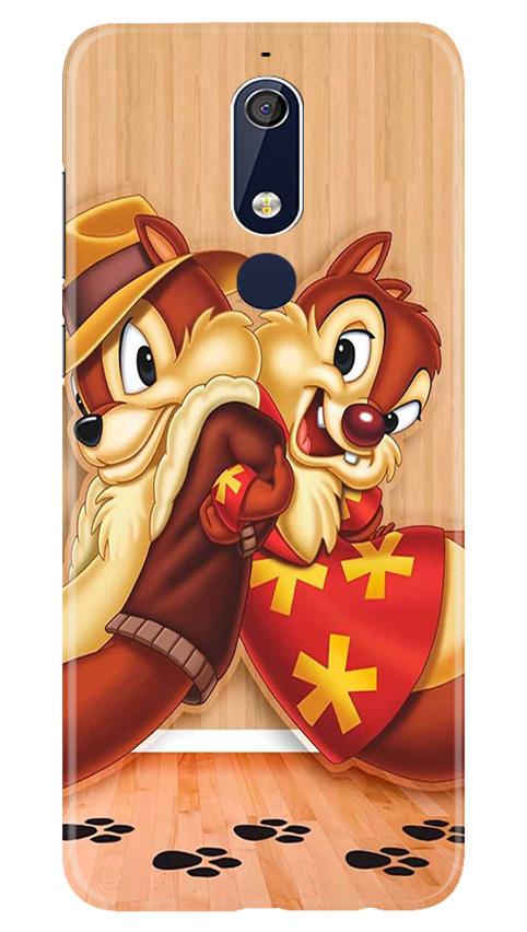 Chip n Dale Mobile Back Case for Nokia 5.1 (Design - 335)