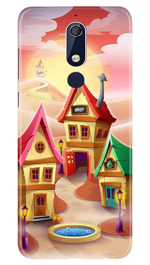Sweet Home Mobile Back Case for Nokia 5.1 (Design - 338)