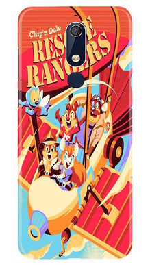 Rescue Rangers Mobile Back Case for Nokia 5.1 (Design - 341)