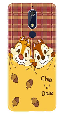 Chip n Dale Mobile Back Case for Nokia 5.1 (Design - 342)