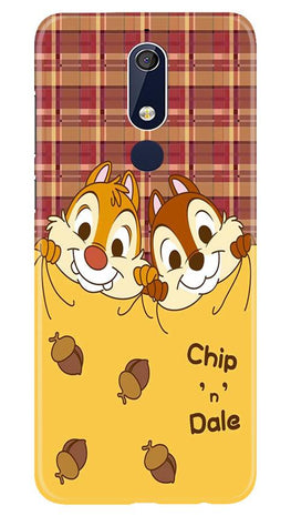 Chip n Dale Mobile Back Case for Nokia 5.1 (Design - 342)