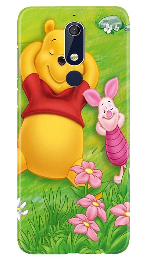 Winnie The Pooh Mobile Back Case for Nokia 5.1 (Design - 348)
