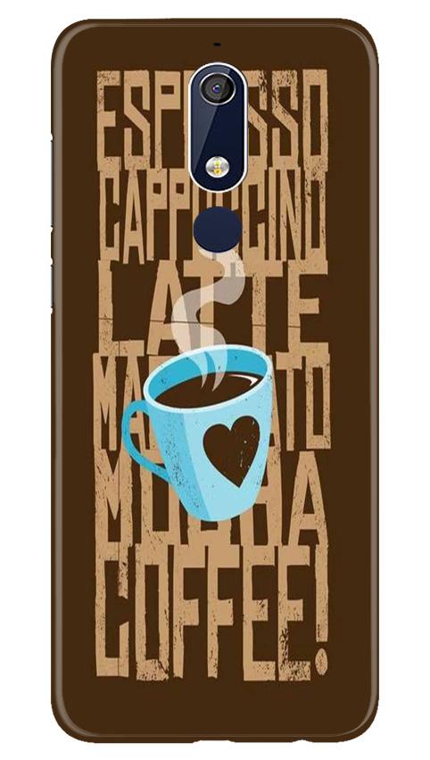 Love Coffee Mobile Back Case for Nokia 5.1 (Design - 351)