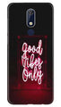 Good Vibes Only Mobile Back Case for Nokia 5.1 (Design - 354)