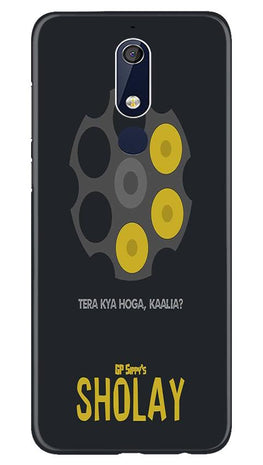 Sholay Mobile Back Case for Nokia 5.1 (Design - 356)