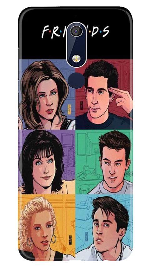 Friends Mobile Back Case for Nokia 5.1 (Design - 357)