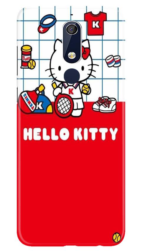 Hello Kitty Mobile Back Case for Nokia 5.1 (Design - 363)