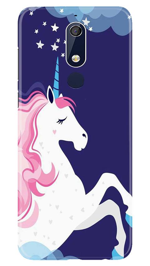 Unicorn Mobile Back Case for Nokia 5.1 (Design - 365)