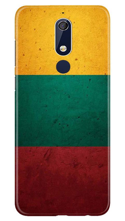 Color Pattern Mobile Back Case for Nokia 5.1 (Design - 374)