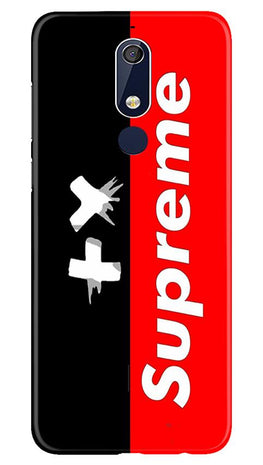 Supreme Mobile Back Case for Nokia 5.1 (Design - 389)