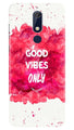 Good Vibes Only Mobile Back Case for Nokia 5.1 (Design - 393)