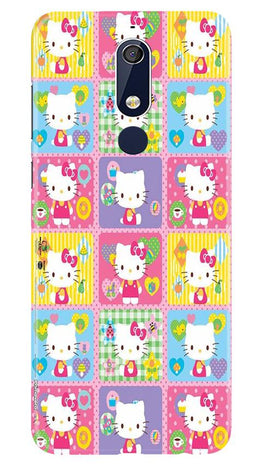 Kitty Mobile Back Case for Nokia 5.1 (Design - 400)