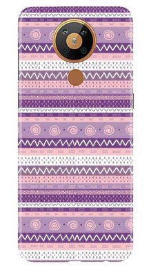 Zigzag line pattern3 Mobile Back Case for Nokia 5.3 (Design - 11)
