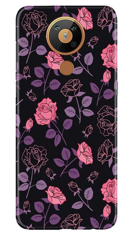 Rose Black Background Case for Nokia 5.3